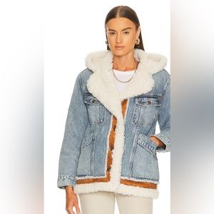Magnolia Cozy Denim Jacket in At It Again-medium